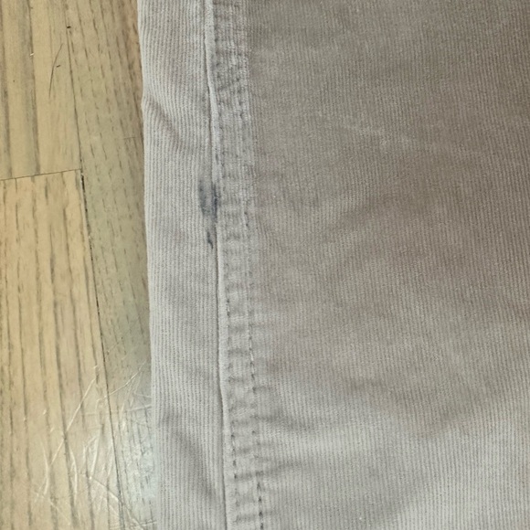 Kut from the Kloth Beige High Rise Straight Leg Corduroy Pants - Picture 5 of 9